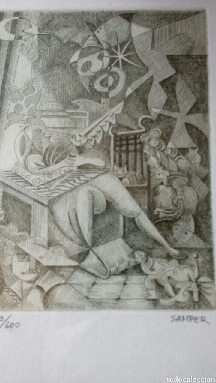 Arte: Grabado de Ignacio Samper . MADRID 20x26 - Foto 4