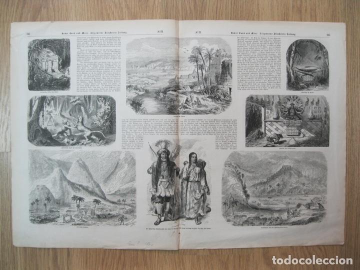 Arte: Escenas y lugares t&iacute;picos de Per&uacute;, 1860. - Foto 1