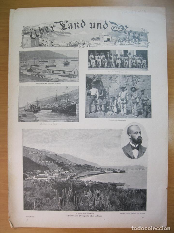 Arte: Portada de revista alemana de 1903, con temas de Venezuela
