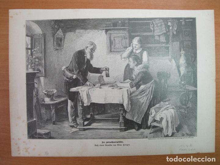 Kunst: Escena familiar en el interior de una casa, 1890