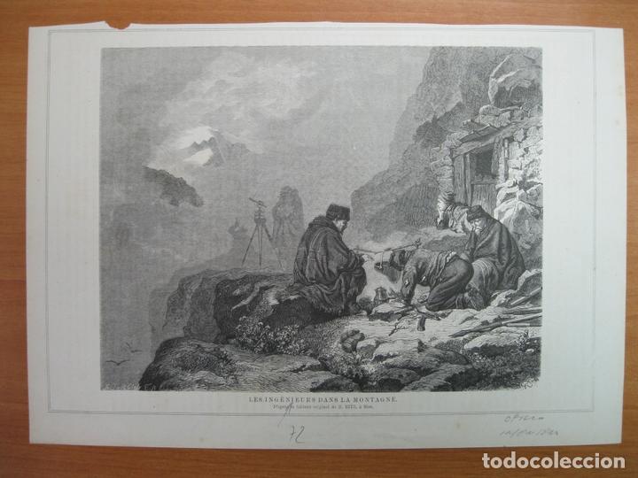 Kunst: Ingenieros en la monta&ntilde;a, 1872