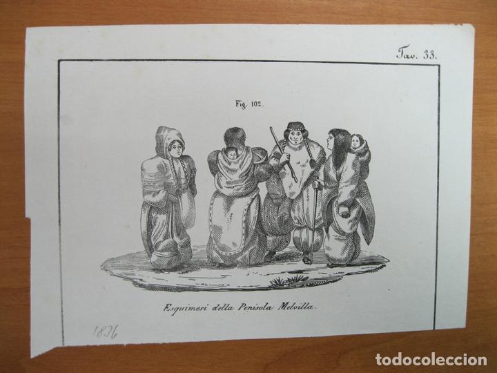 Kunst: Esquimales de la pen&iacute;nsula de Melville (&Aacute;rtico, Canad&aacute;),1836