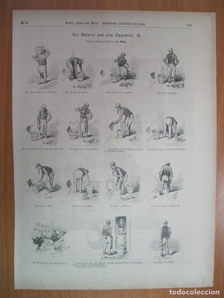 Arte: El oficio de alba&ntilde;il II, 1876