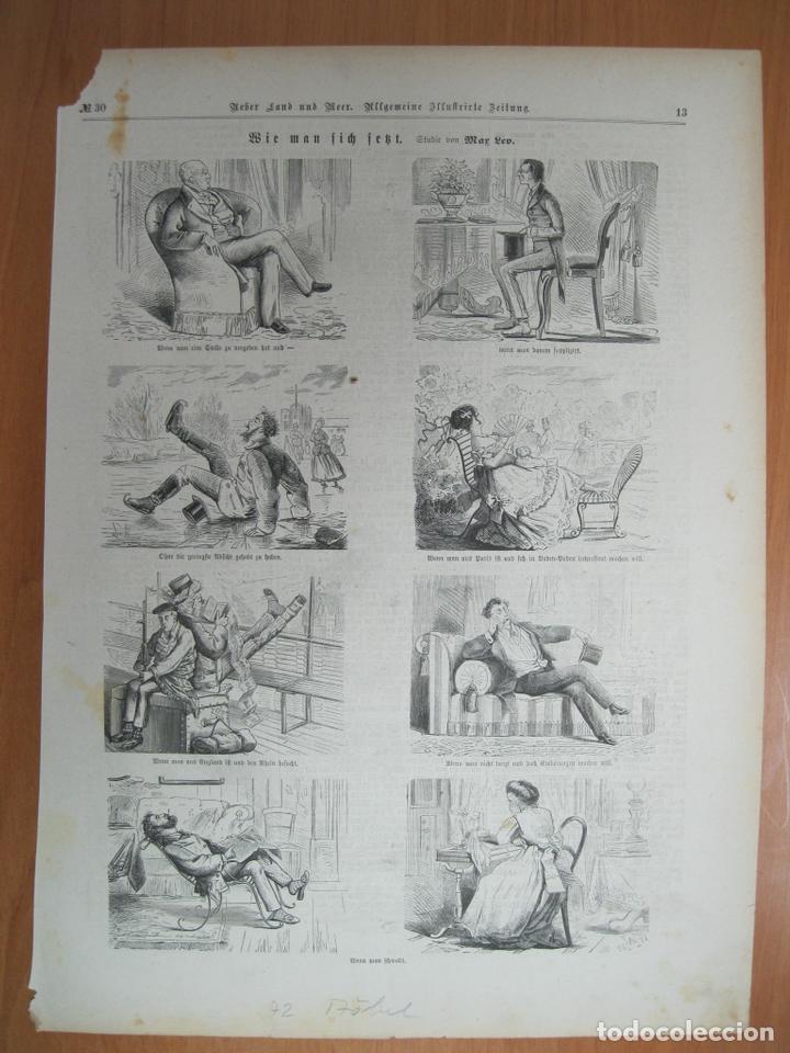 Arte: Diferentes formas de sentarse, 1872 - Foto 1