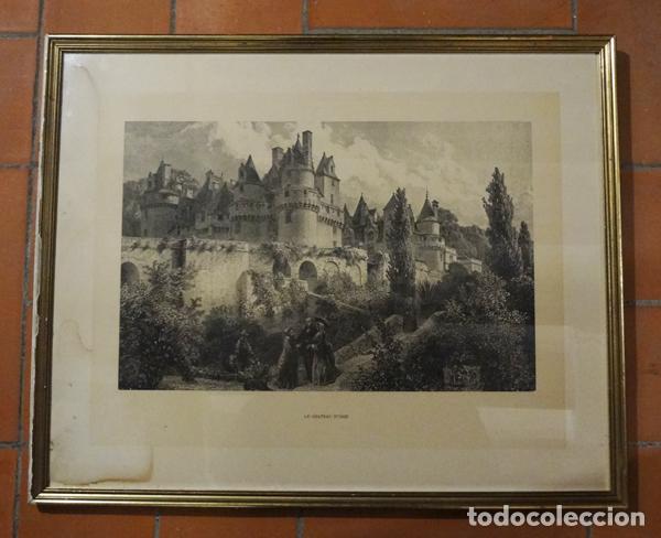 Arte: Grabado de Le Chateau dUss&eacute; - Foto 1
