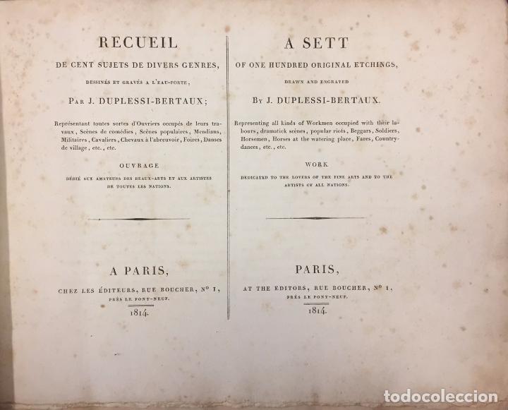 Arte: Recueil de Cent Sujets de Divers Genres, dessin&eacute;s et grav&eacute;s a L'eau Forte. A Sett of One Hundred Ori