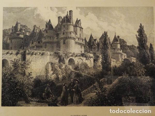 Arte: Grabado de Le Chateau dUss&eacute; - Foto 2