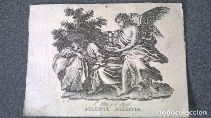 Arte: Grabado antiguo.Medida 7x10 cm - Foto 1