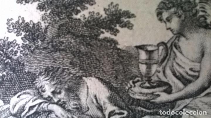 Arte: Grabado antiguo.Medida 7x10 cm - Foto 4