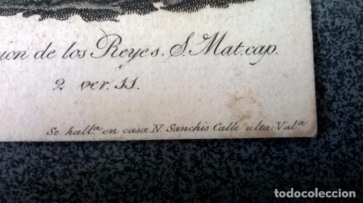 Arte: Grabado antiguo.Medida 7x10 cm - Foto 4