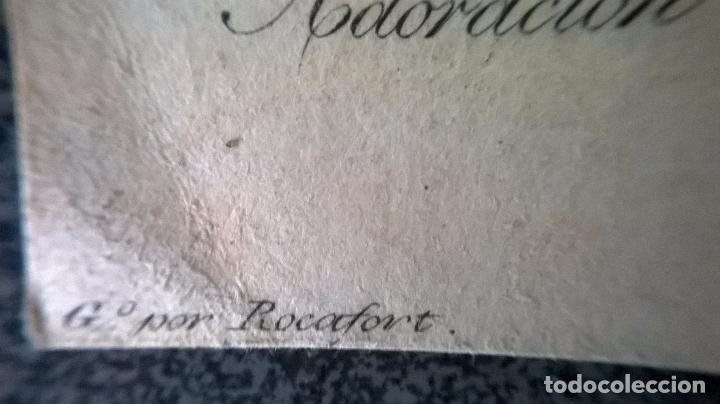 Arte: Grabado antiguo.Medida 7x10 cm - Foto 5