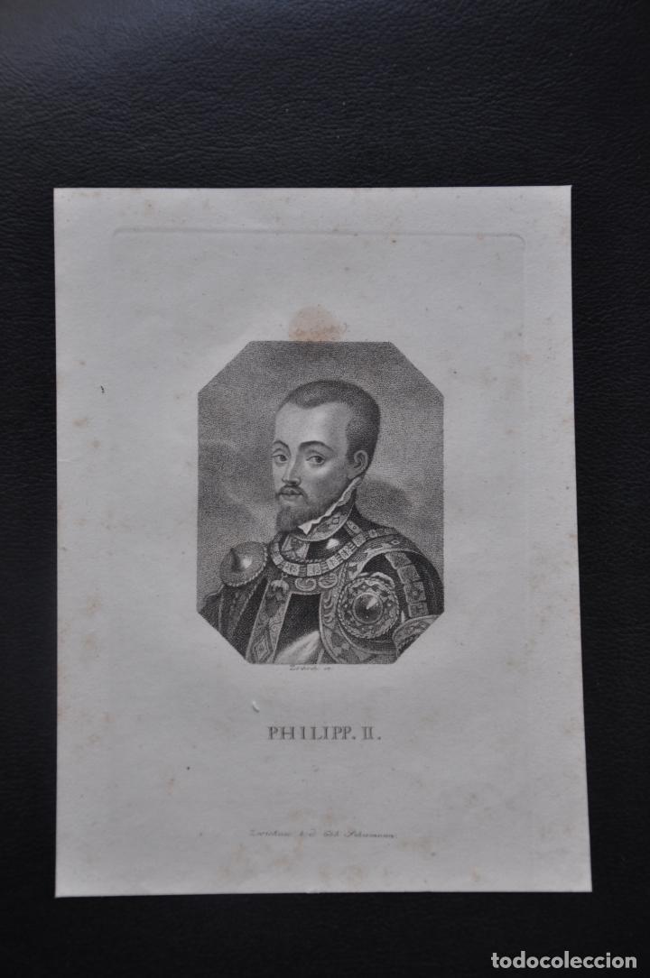 Arte: PHILIPP II . GRABADO DE ZSCHOCH - Foto 1