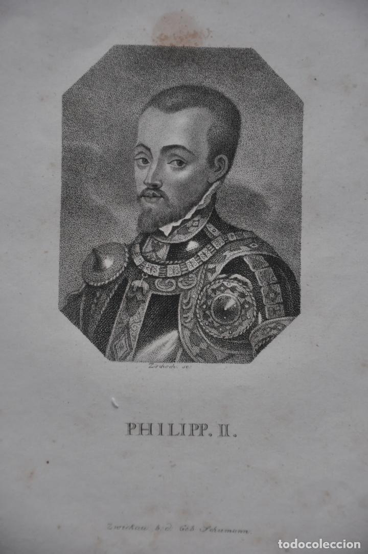 Arte: PHILIPP II . GRABADO DE ZSCHOCH - Foto 2