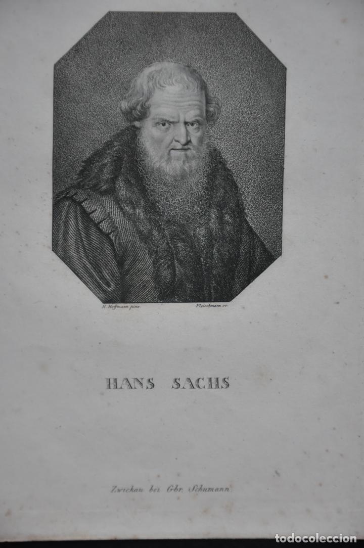 Arte: HANS SACHS . GRABADO DE FLEISCHMANN - Foto 2