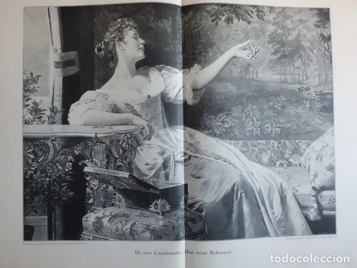 Kunst: Mujer admirando su nueva joya, 1890.