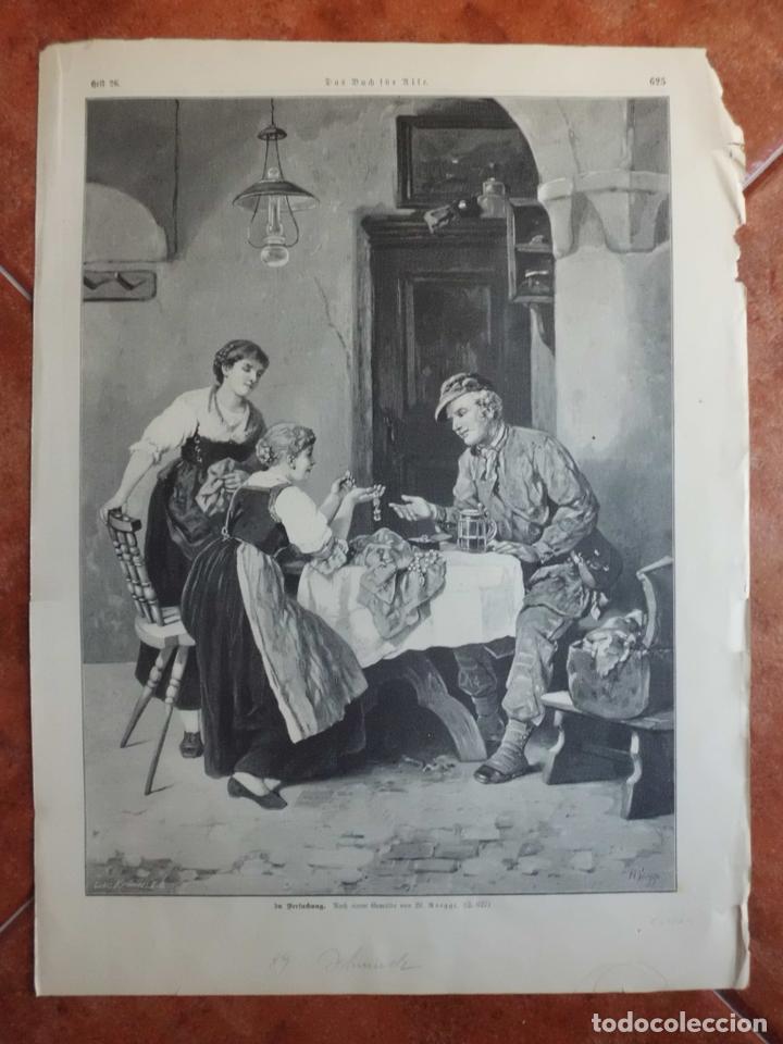 Kunst: Mujeres comprando joyas a un vendedor ambulante, 1889