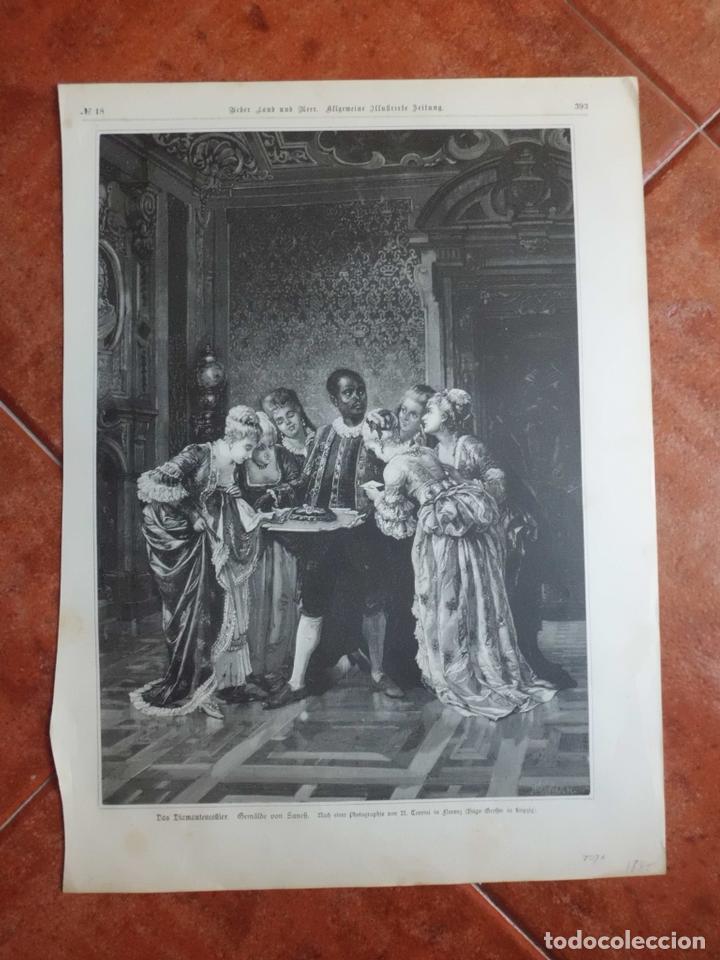 Kunst: Mujeres burguesas admirando una joya, 1885