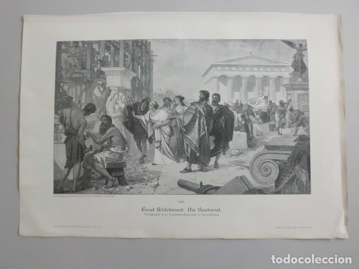 Arte: Visitando edificios y esculturas cl&aacute;sicas, ca. 1890 - Foto 1
