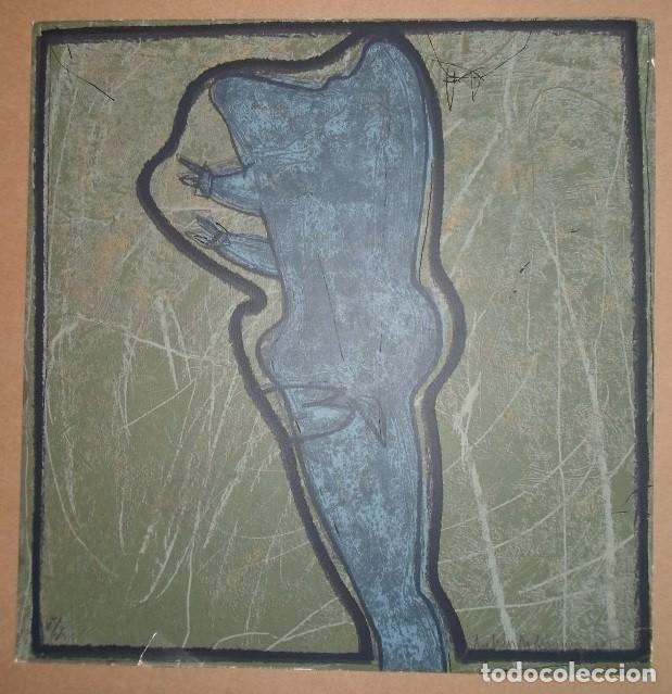 Art: Ruben Rodriguez (Matanzas, Cuba, 1959) grabado de 36x38 firmado mano y num 64/75