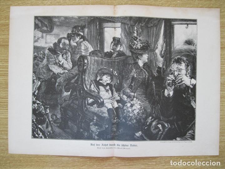 Arte: Viaje en tren, 1894 - Foto 1