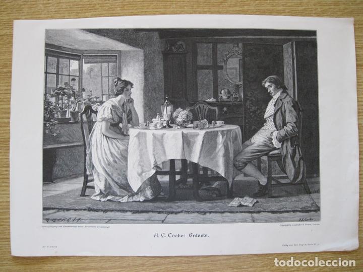 Arte: Caf&eacute; con A. C. Cooke, circa 1890 - Foto 1