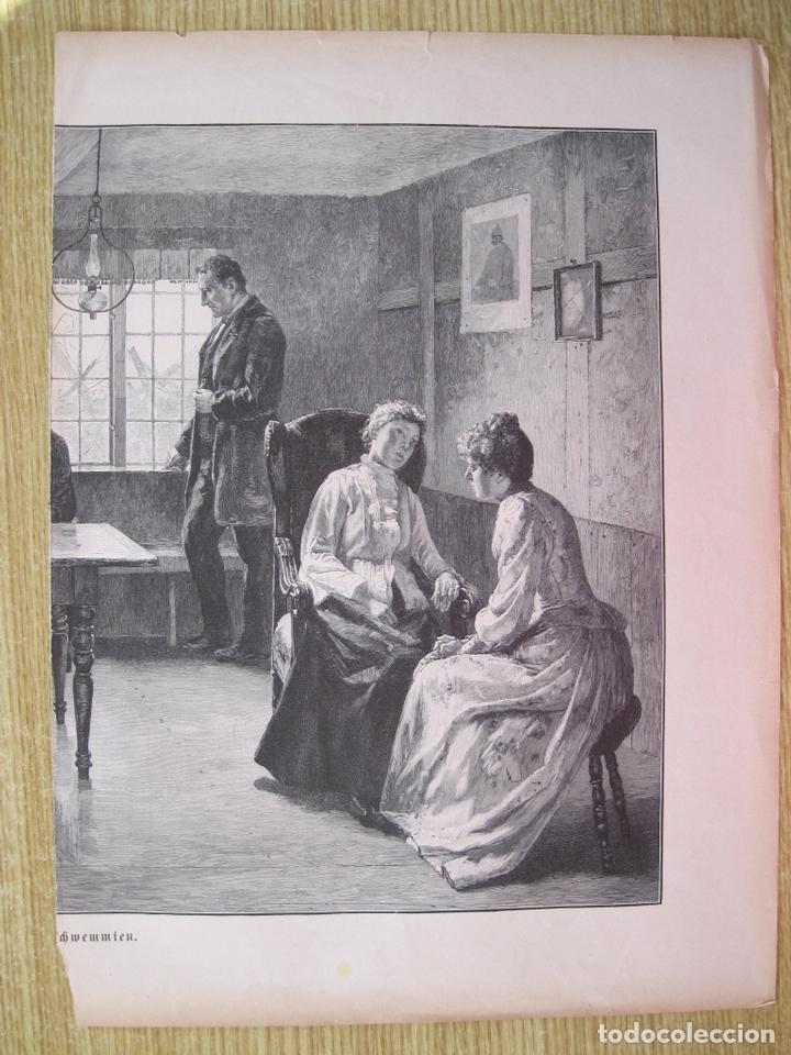 Arte: Conversaci&oacute;n y peque&ntilde;os accidentes, 1898. - Foto 1