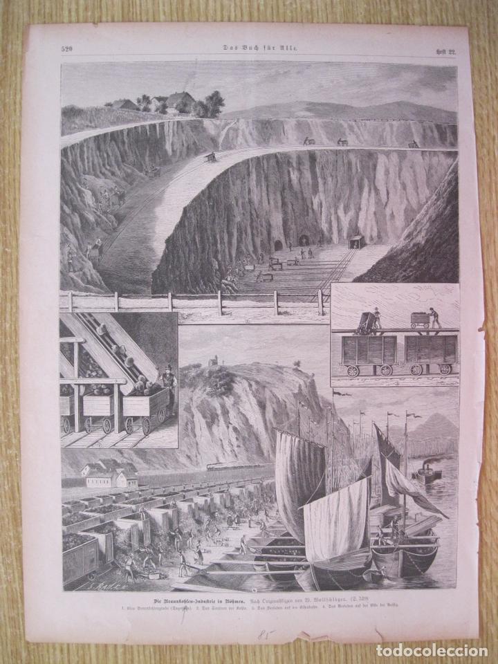 Kunst: La industria de lignitos, 1885