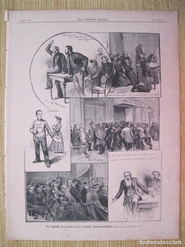 Art: Actos del Ejercito de Salvaci&oacute;n en la capital alemana, 1891