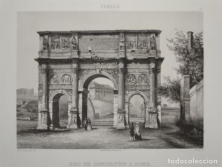 Vista Del Arco De Triunfo Romano De Constantino Kaufen Moderne Druckgrafiken Des 19 Jahrhunderts In Todocoleccion 94274815