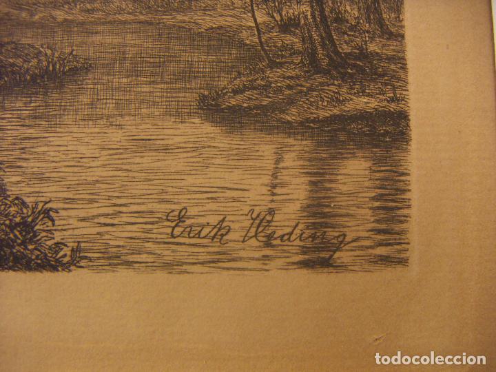 Arte: Grabado enmarcado de Erik Lleding - Foto 6