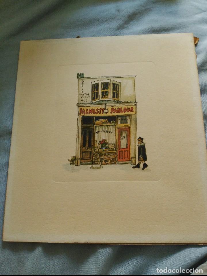 Art: grabado colereado  gypsy smith tells alls  22x24 cms