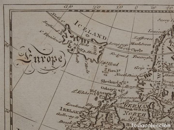 Arte: Mapa de Europa,  circa 1780. A. Bell - Foto 3