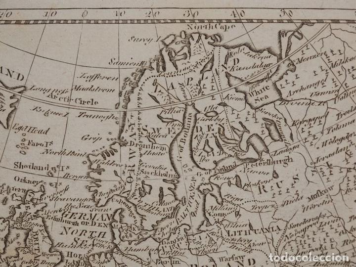 Arte: Mapa de Europa,  circa 1780. A. Bell - Foto 4