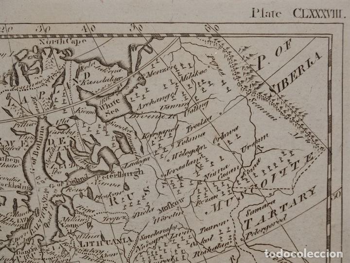 Arte: Mapa de Europa,  circa 1780. A. Bell - Foto 5