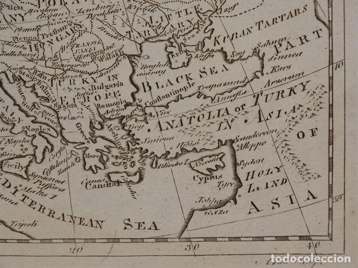 Arte: Mapa de Europa,  circa 1780. A. Bell - Foto 6