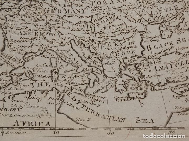 Arte: Mapa de Europa,  circa 1780. A. Bell - Foto 7