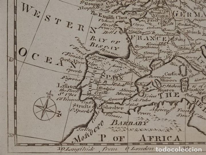 Arte: Mapa de Europa,  circa 1780. A. Bell - Foto 8