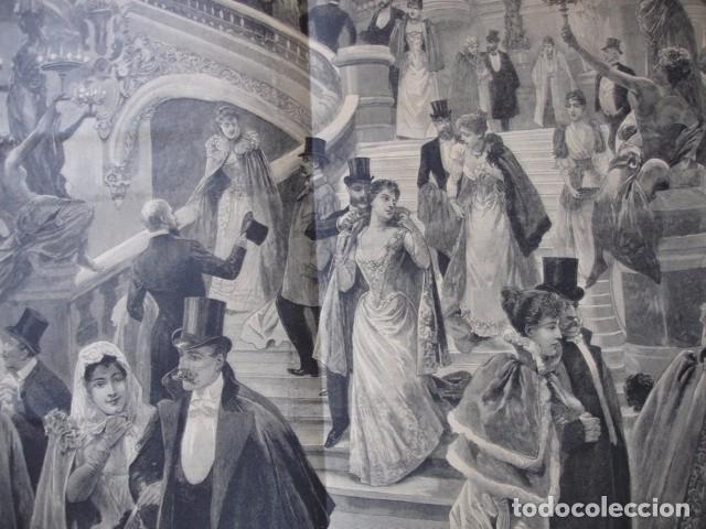 Arte: LA OPERA DE PARIS  .A&Ntilde;O 1891 - Foto 1