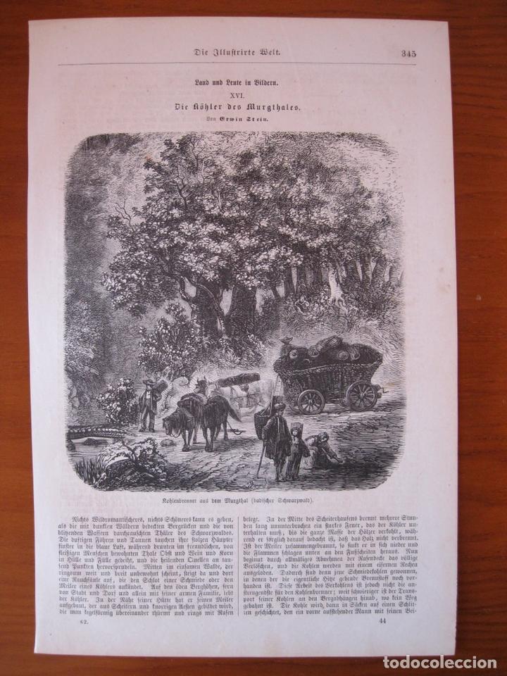 Kunst: Caminantes por el bosque, 1862.