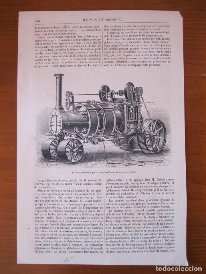 Art: Modelo de Locomotora a vapor francesa, 1865