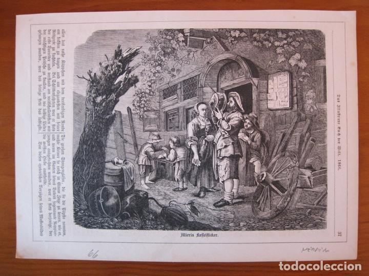 Art: El herrero y la mujer en un descanso de su trabajo , 1866.