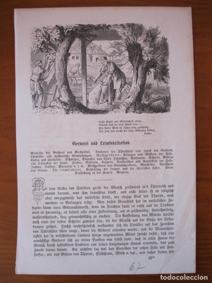 Arte: Curtidores de pieles, 1867. - Foto 1