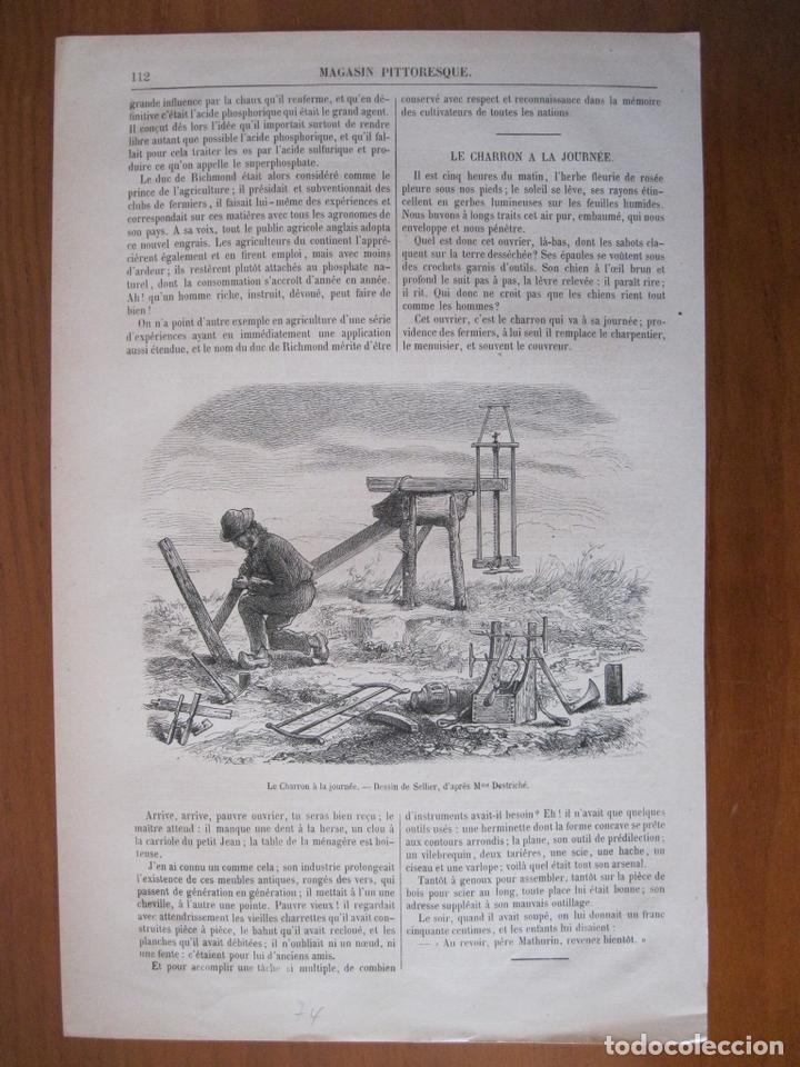 Art: El carretero en su jornada, 1874. Sellier