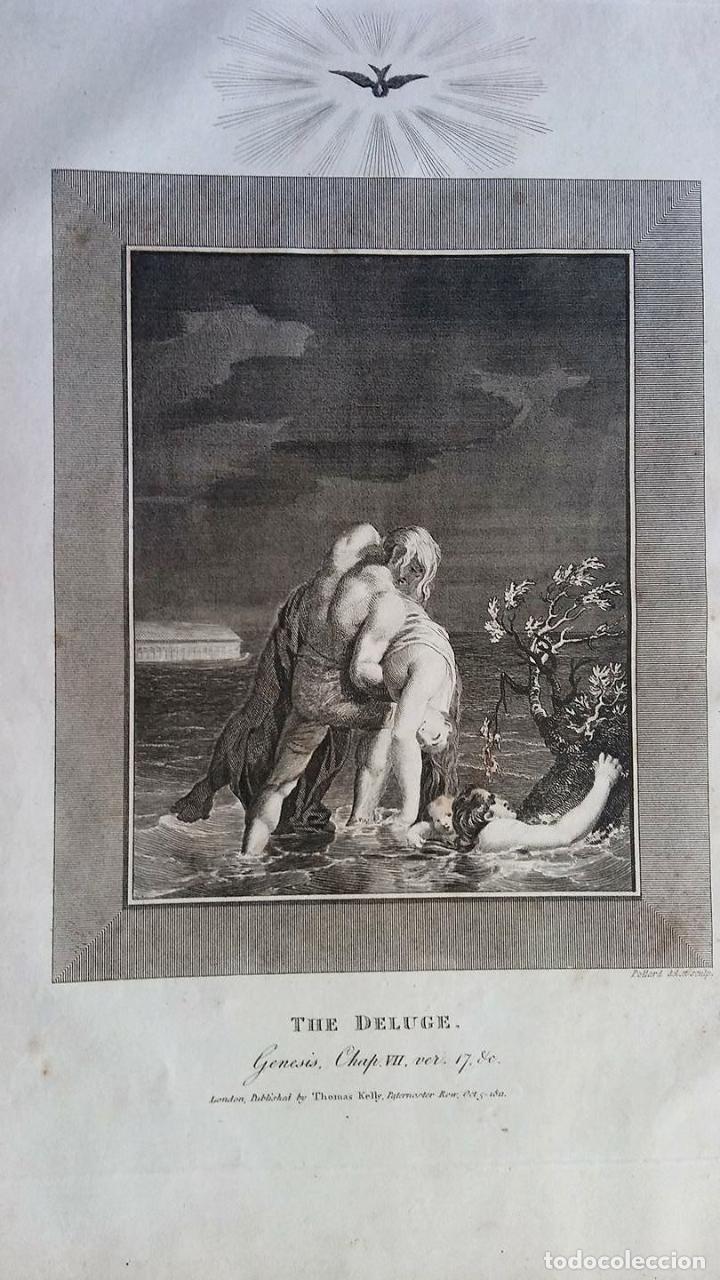 Arte: * El Diluvio - grabado lamina 1810 - Foto 1