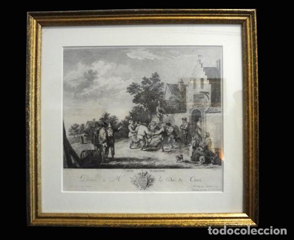 Arte: Grabado del s. XVIII de J.P. Le Bas - Foto 1