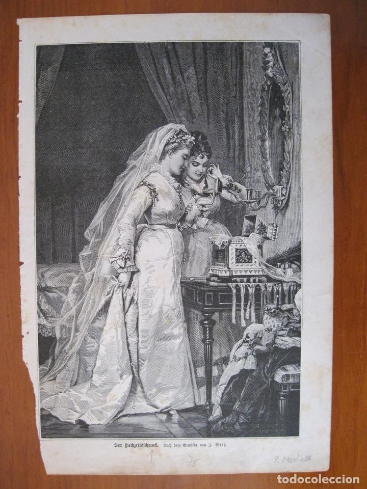 Art: Mujeres admirando una piedra preciosa, 1875