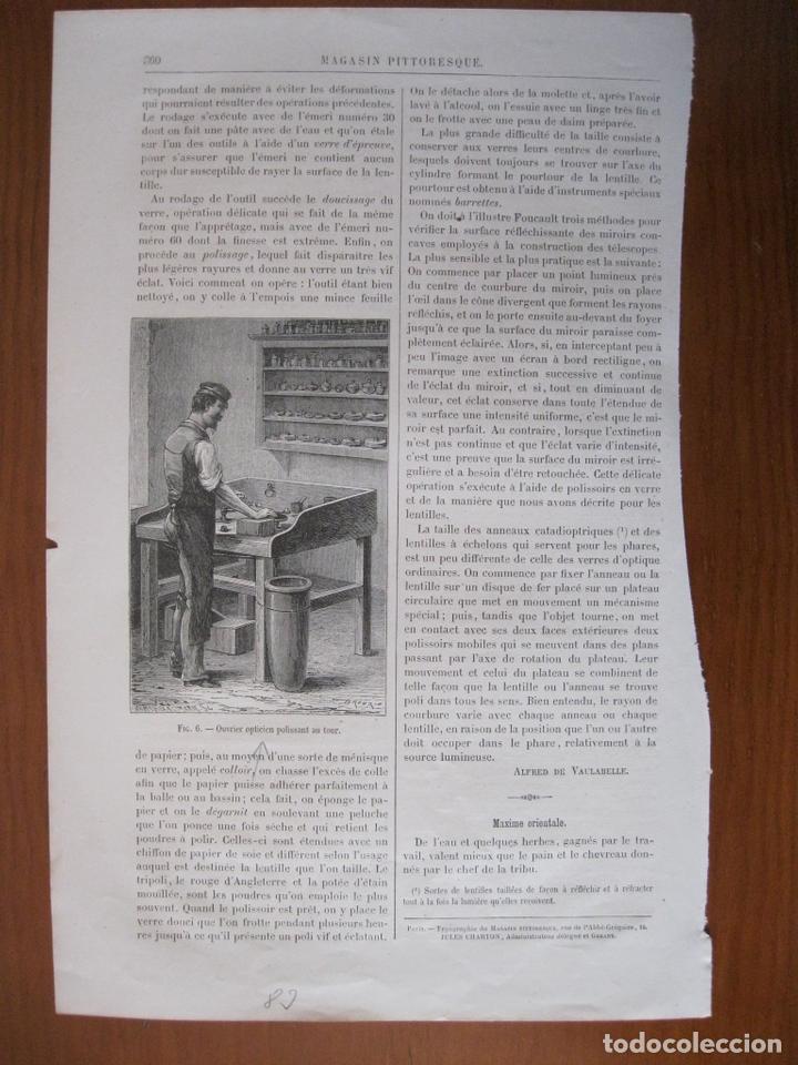 Art: Trabajador de &oacute;ptica puliendo en el torno, 1883