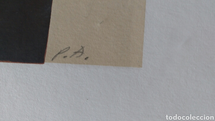 Arte: Rafael Canogar. Litograf&iacute;a numerada y firmada. - Foto 4