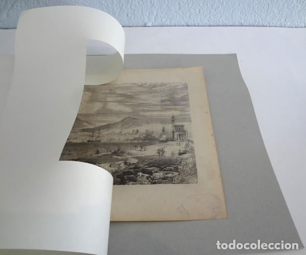 Arte: Grabado del s. XIX de Barcelona - Foto 3