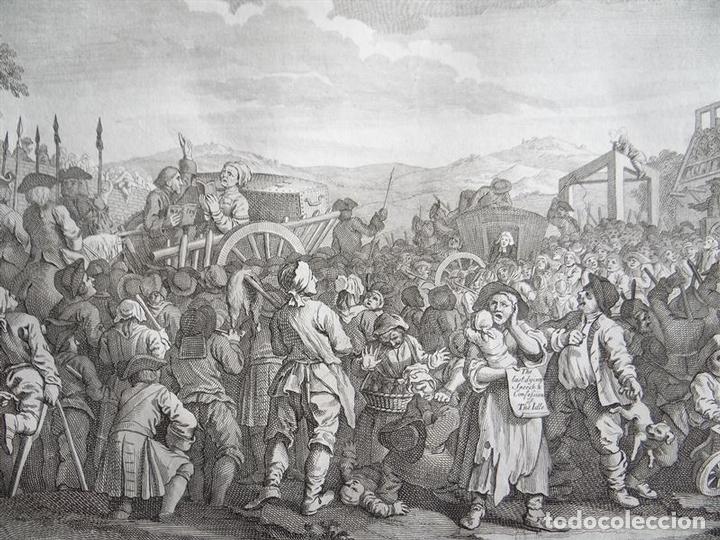 Arte: El aprendiz  ejecutado en Tyburn, 1800. William Hogarth - Foto 3